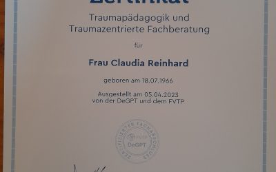 Anerkennung der deutschen Gesellschaft für Psychotraumatologie